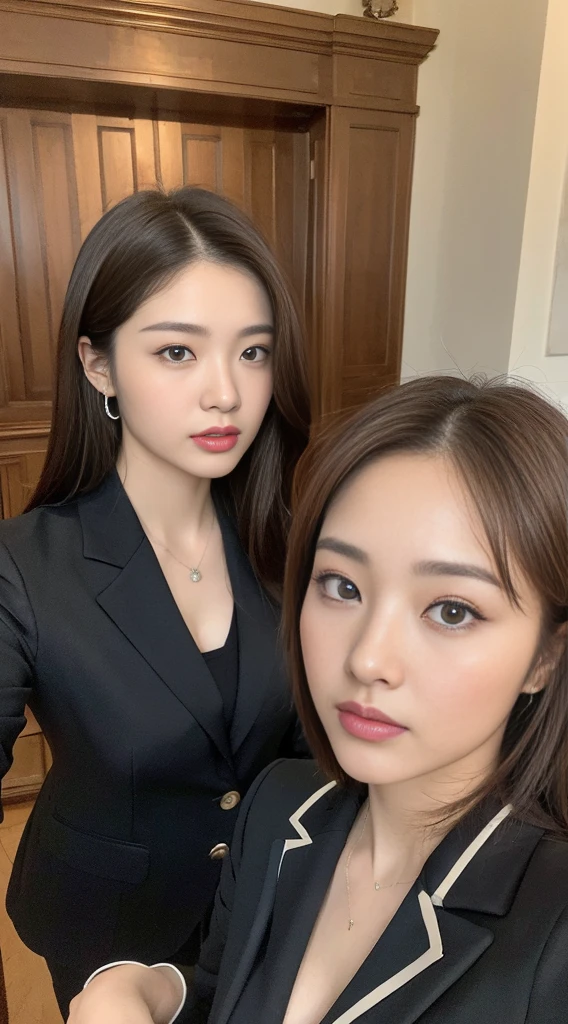 ((Highest quality、8k、masterpiece:1.3))、((Sales Lady:1.3))、Sharp Focus:1.2、(Beautiful Japanese Actresses:1.4)、round face、(Beautiful woman with perfect style:1.4)、((High-class drawing room:1.2))、((Description on sale:1.2))、23 year old、(Insurance Shop:1.2)、((Brown medium hair、Big boobs:1.2))、(neat suit:1.4)、(Stand in the reception room:1.2)、((Front facing :1.4))、Highly detailed face and skin texture、Gentle expression、Detailed Eye、double eyelid、((The background is quite blurred..4))、