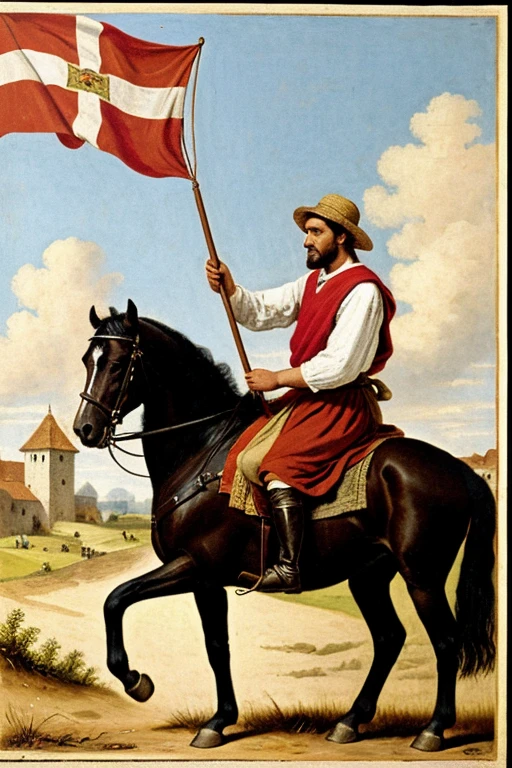 2. *Regional Rebellion**
   - **image**: A peasant with a raised flag.
   - **Top text**: "Rebellion within"
   - **Bottom text**: "The central government: &#39;Again?'"