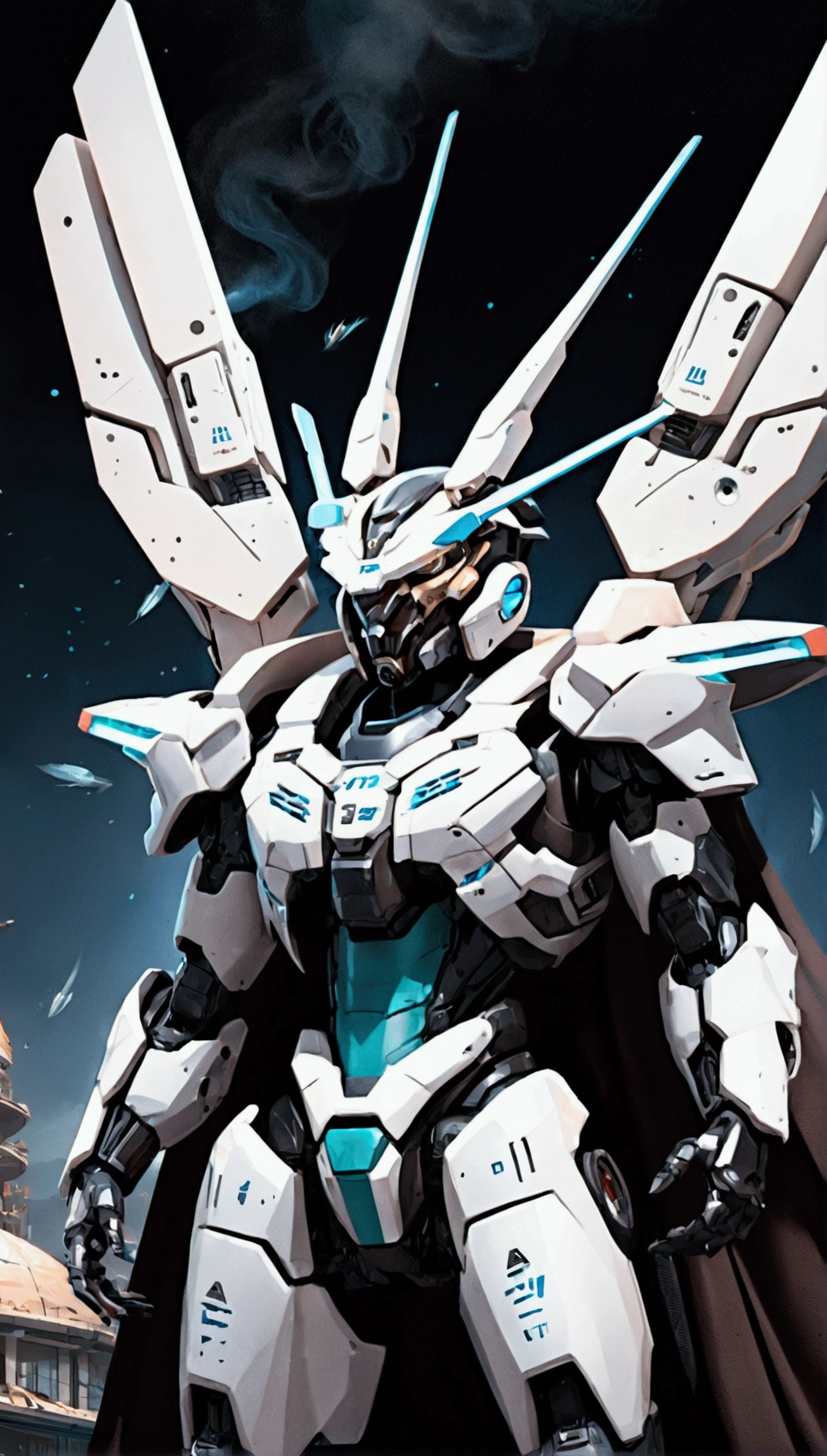 The Rise of Mecha-style Cyberpunk, Internet software, cyborg, (dark atmosphere:1.2), (FOG & Thick smoke billows), (it's a bright morning), ), (Fine and detailed luster:1.2), (movie lighting), , High resolution, Detailed facial features, soft focus, seed, Aesthetic,