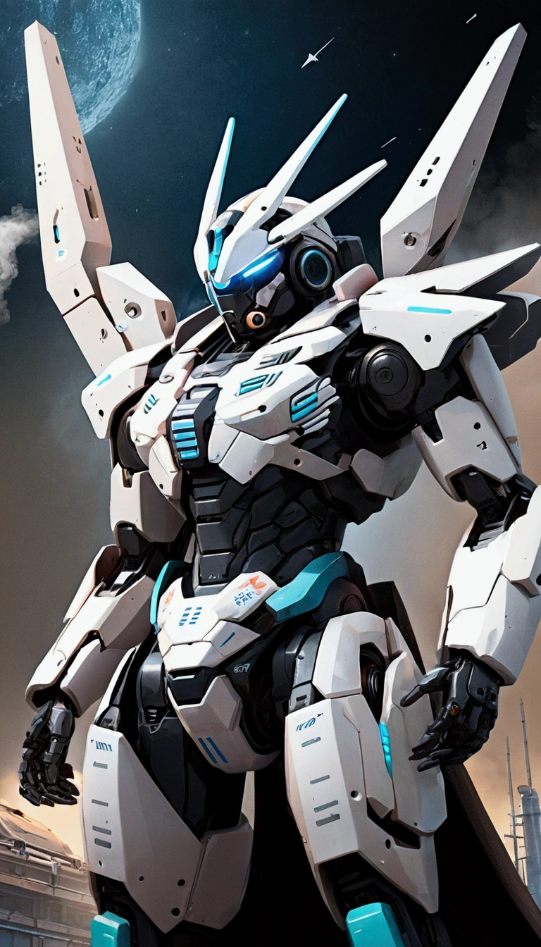 The Rise of Mecha-style Cyberpunk, Internet software, cyborg, (dark atmosphere:1.2), (FOG & Thick smoke billows), (it&#39;s a bright morning), ), (Fine and detailed luster:1.2), (movie lighting), , High resolution,  Detailed facial features, soft focus, seed, Aesthetic, 