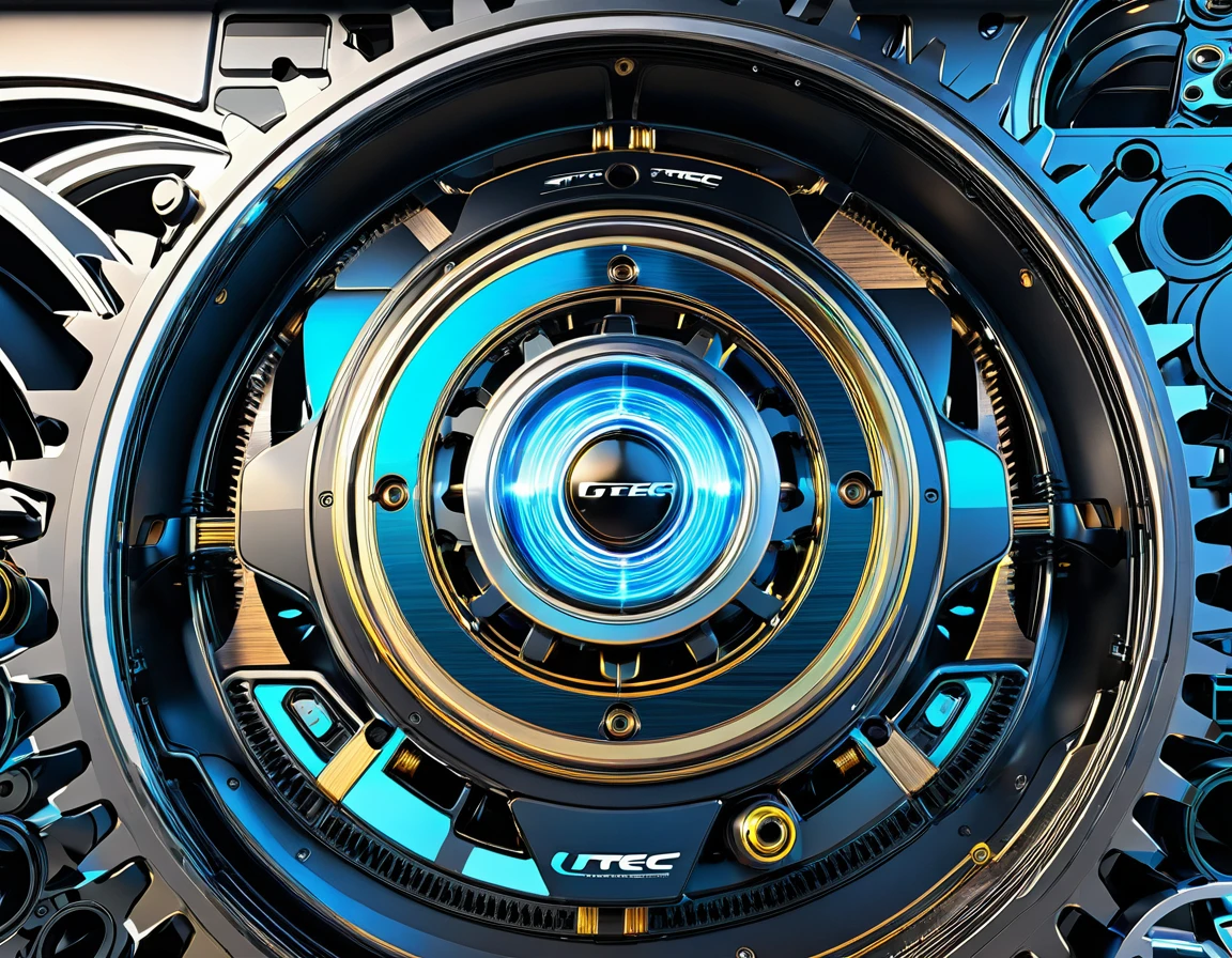 SPACE SHIP DASH BOARD WITH BUTTONS SWITCHER AND MECHANICAL GEARS LOOKING FUTURISTIC AND HI TEC