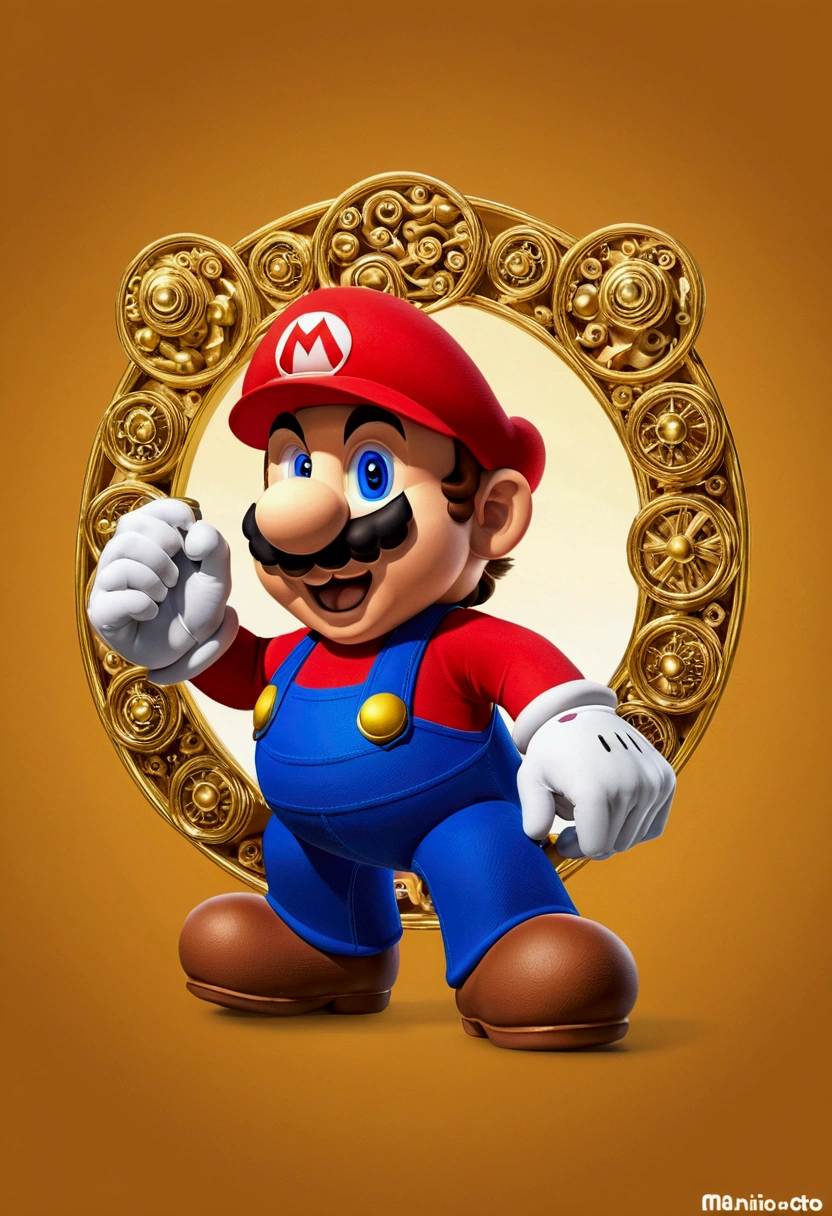 Create the name Rolinho De Gato with elements from Mario Bros
