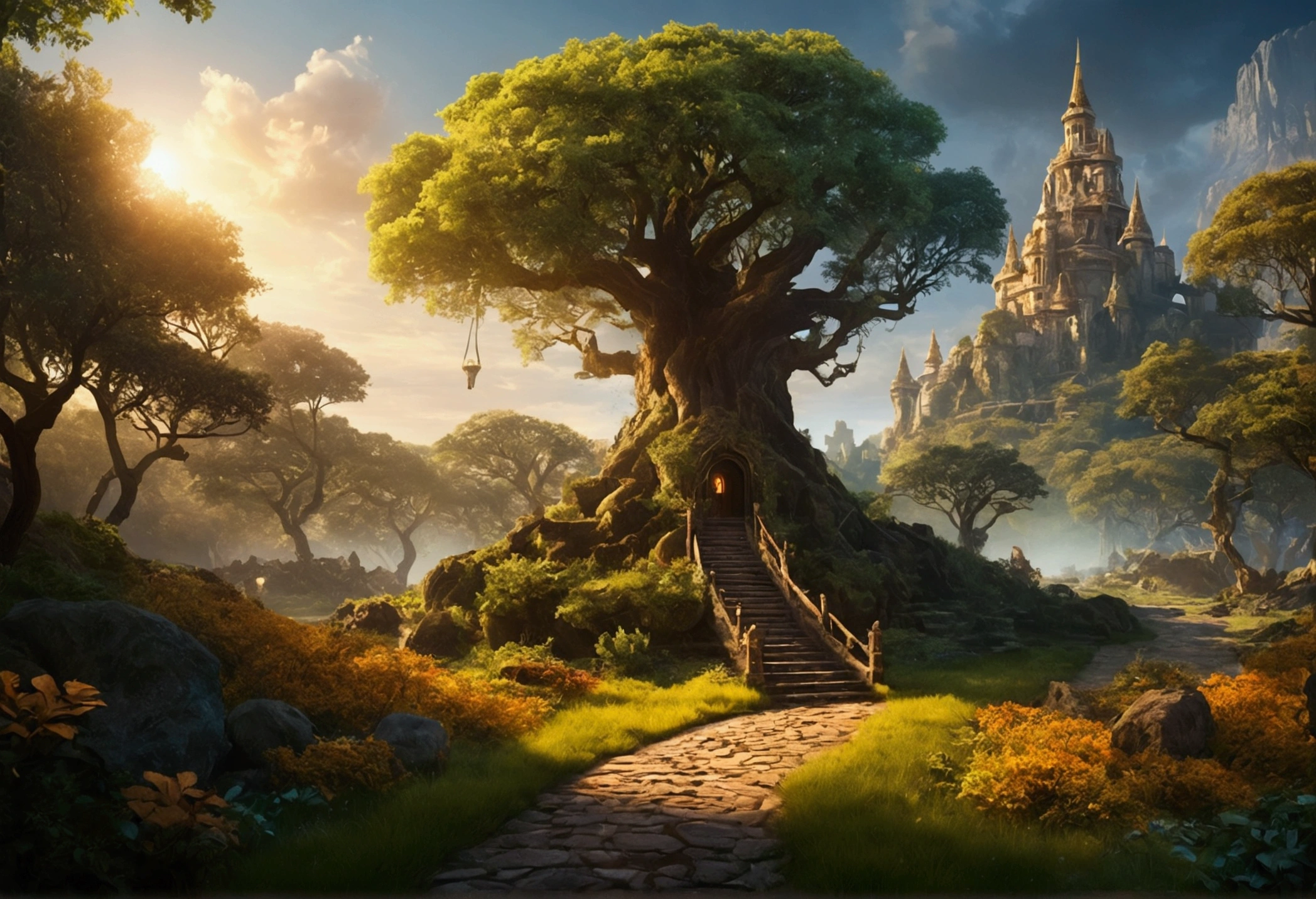 create a image of beautiful scenario