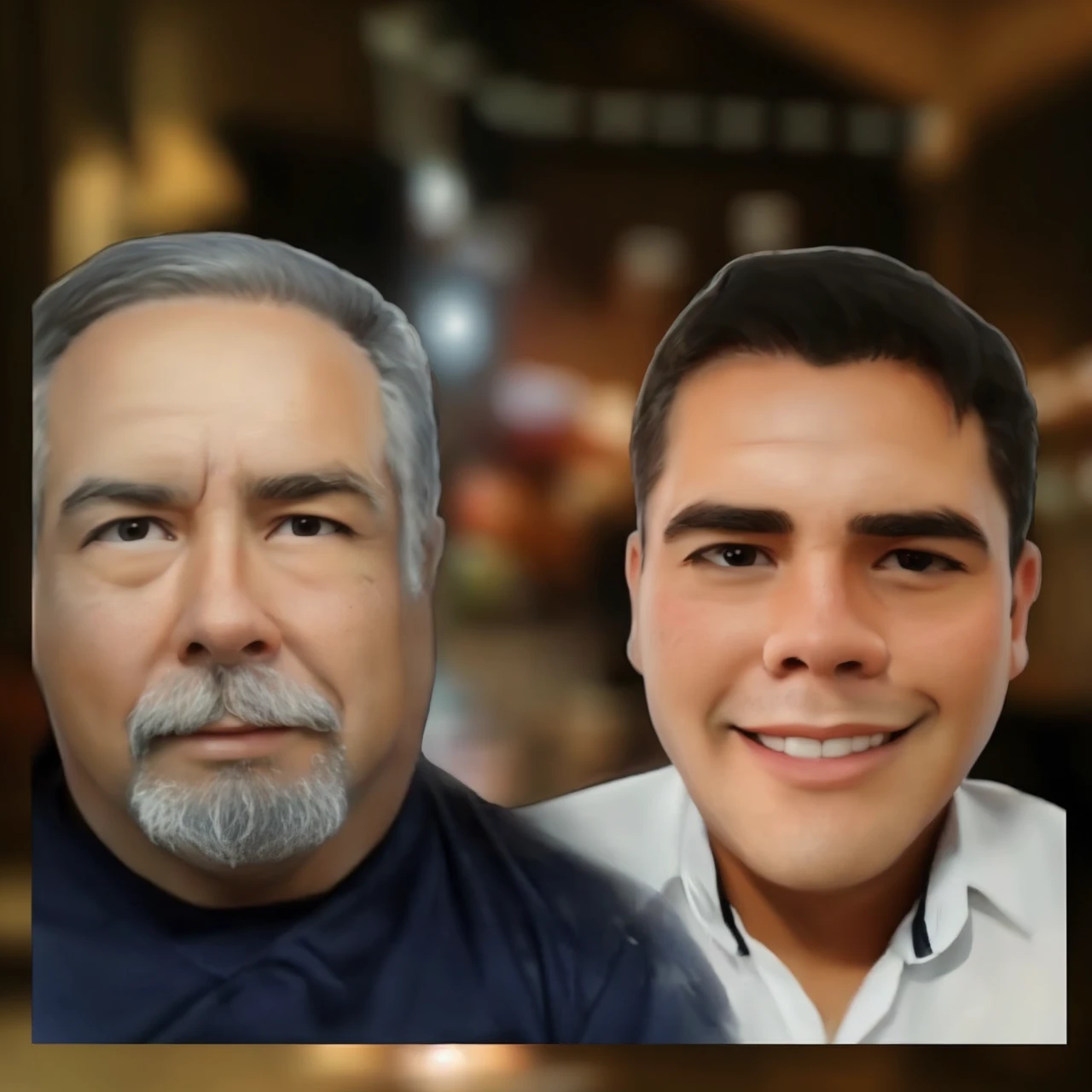 Create a painted portrait