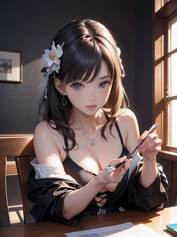 ((((best quality))))、(((Ultra-high precision CG16K wallpaper)))、(((masterpiece)))、(((Very detailed)))、(((Extreme detail)))、((1people'Woman))、成熟Woman、24-year-old female、((Japanese Face Hole))、((Very beautiful face))、((beauty:1.5))、((Straight long ponytail:1.5、Bangs))、(Shiny Brown Hair)、beauty精致的眼睛、Big eyes and double eyelids、Brown eyes、Raise an eyebrow、high nose、Small nostril、Little mouth、Tempting lips、beauty的胸部、((C cup size breasts))、cleveage、Full body、(Fat body type)、Perfect proportion、Perfect anatomical structure、Perfect composition、beauty细致的阴影、beauty的自然照明、beauty的细节光芒、Depth of writing boundaries、(((High chroma)))、(((real:1.9)))、((vivid:1.5))、((edge:1.6))、((beauty的皮肤))、((Texture))、((realな皮膚感))、(((Thigh-high denim shot:1.6)))、((From the front view:1.6))、((Smile:1.6))、(Eyes on me:1.5)、Daytime Stadium、Bright sunshine、Natural light、(((outdoor stadium:1.5)))、(Walking posture:1.5)、(((Good exercise_Blue clothes、Dolphin shorts_White clothing:1.6)))、((earrings、Wear a necklace:1.3))、