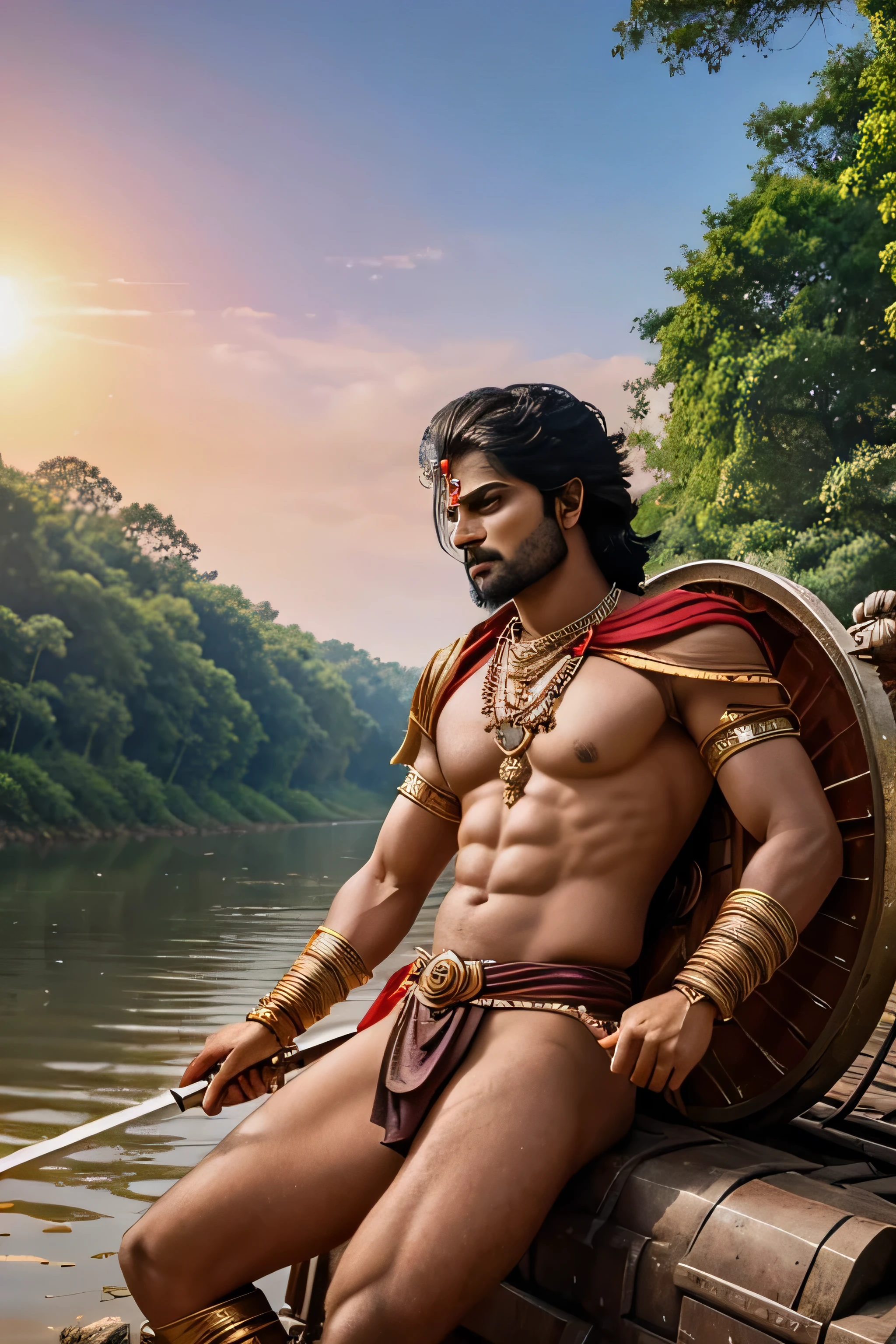 ### Karna in the Mahabharata

#### Birth and Early Life
Karna was born to Kunti through a boon from the sun god, Surya, before her marriage. Fearing societal repercussions, Kunti abandoned him in a basket on a river. He was found and raised by Adhiratha, a charioteer, and his wife Radha, and named Vasusena.

#### Education and Curse
Rejected by Drona due to his caste, Karna trained under Parashurama, posing as a Brahmin. Upon discovering the deceit, Parashurama cursed Karna to forget crucial weapon knowledge in battle.

#### Life in Hastinapura
Humiliated at a tournament, Karna was befriended by Duryodhana, who made him king of Anga. This solidified Karna's loyalty to Duryodhana.

#### Role in the Kurukshetra War
Despite learning of his true lineage, Karna remained loyal to Duryodhana and fought against his brothers, the Pandavas. His bravery was evident, but curses and misfortunes plagued him.

#### Death
In a battle against Arjuna, Karna's chariot wheel got stuck, and he forgot weapon incantations due to Parashurama's curse. Arjuna, prompted by Krishna, killed him.

#### Legacy
Karna’s story is marked by pathos and complexity. Despite his noble qualities and rightful heritage, he faced adversity and was often misunderstood. His loyalty and honor make him a compelling and tragic hero in the Mahabharata.