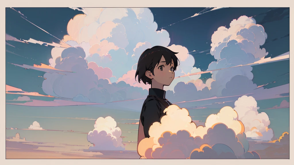 ((anime:1.4,illustration)),(Masterpiece, Highest quality, best quality),(Very detailed, Absolutely resolution.),((16ก, high resolution)), (((girl, study in the library, cat, sky, Cumulonimbus clouds)) ((cozy lofi illustration:1.4)), ((anime:1.4, illustration)),(Masterpiece, Highest quality, best quality),(Very detailed, Absolutely resolution.),((16ก, high resolution)) Take a break {Lofi art,  Greasley style, Makoto Shinkai&#39;s style, anime aesthetic}, Take a break { (Create images containing more than 40 megapixels of data with detailed, cinematic textures captured with a Sony SLR.).}