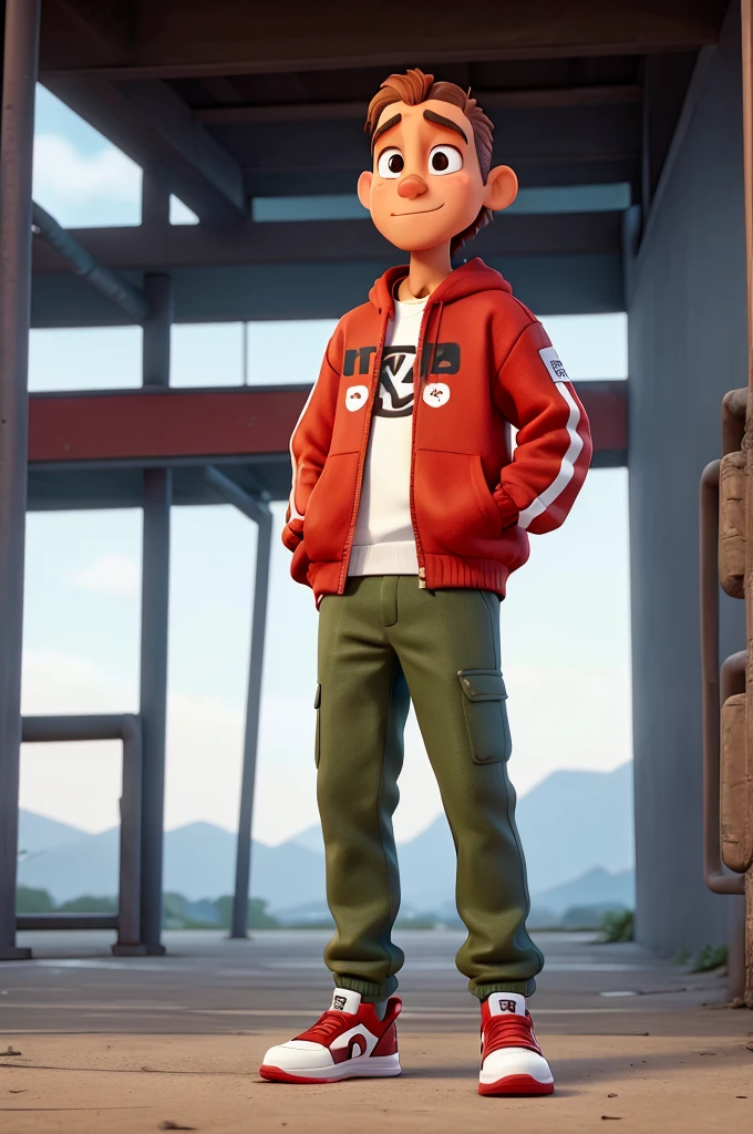 i want a cartoon character of an Ant wearing streetwear