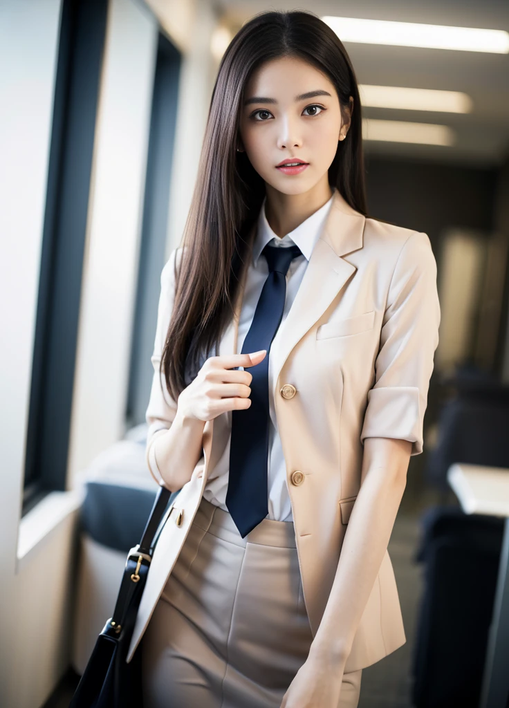 24year old beautiful girl、Beauty、Japanese、cute、beautiful girl、slim、Highest quality、Realistic、16K、panoramic、((Best Quality, 8k, Masterpiece: 1.3)), 1 girl, full body, slim face, beautiful woman, Woman walking down an office corridor, White wall, plant, Sexy pose, Blur the background, concentrate,頭を触って
(((masterpiece))), ((Highest quality)), ((Exquisitely crafted)), ((Surreal)), An absurd solution, Mature Woman, Mature Woman, perspective, Very detailed, shape, One Girl, ((大きめの胸)), Perfect hands, Detailed fingers, Beautiful attention to detail, パーマロングヘアー,ネイビーのタイトなスーツ, blue eyes, Name tag, chief executive officer（chief executive officer（CEO））, (business suit:1.2), shirt, Tight Skirt,, Earrings, Detailed Background, Bedroom, Perfect Eyes, 