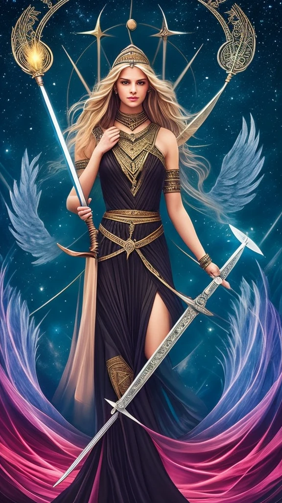Five of swords tarot card, extremely realistic ancient old world tartarian style art,
**Five of Swords Tarot Card Meaning**:
- Represents **conflict**, **tension**, and **discord**.
- Signifies challenging situations, power struggles, and the need to **stand up for oneself**.
- **Zodiac sign**: **Aquarius** (first decan, 0-9 degrees).
- **Ruled by**: **Venus** (yes, Venus!).
- Element: **Air**.
2. **Aquarius Influence**:
- Aquarius individuals are **rebellious**, **unconventional**, and fiercely determined.
- They challenge the status quo and fight for their beliefs.
- The Five of Swords reflects their inclination toward conflict and standing up for their convictions.
3. **Impact on Relationships**:
- In relationships, it suggests open communication and addressing conflicts directly.
- Aquarius folks should balance their confrontational nature with empathy and prioritize harmony.
4. **Venus in Aquarius**:
- When Venus transits through Aquarius, it brings an **unconventional approach** to matters of the heart.
- Individuals with Venus in Aquarius seek partners who embrace uniqueness and challenge norms.
- The Five of Swords underscores potential conflicts and power struggles in romantic relationships.
Remember, even in battles, understanding and empathy can be powerful.