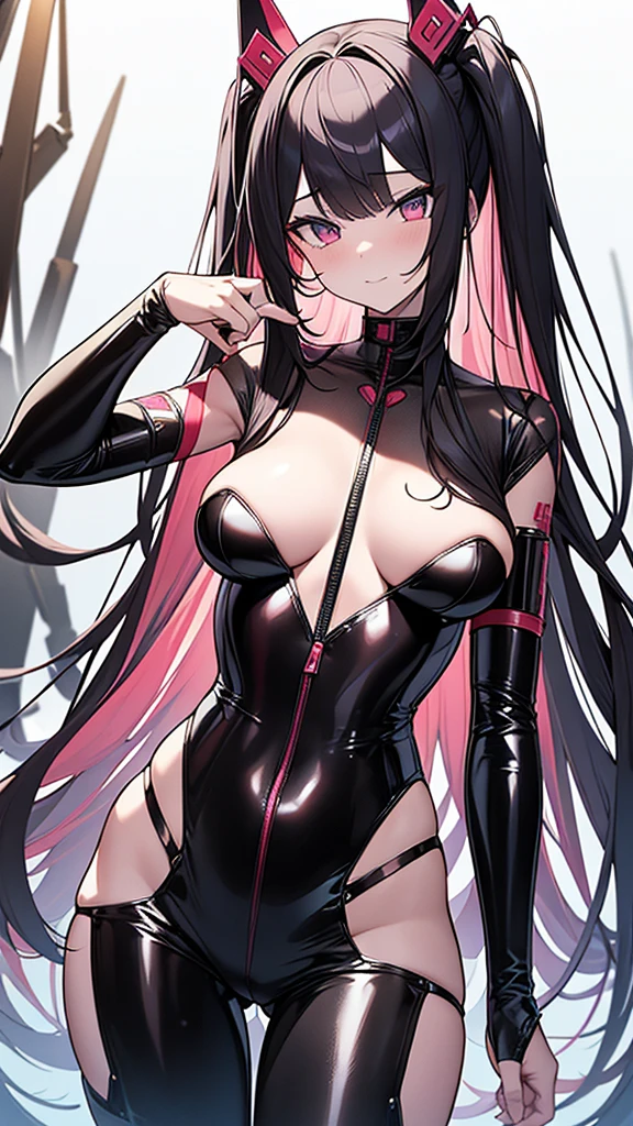 masterpiece,hentai, Naked Girls,favorite,Bounce and shake wildly,, 32k,Super detailed,Ultra-detailed,Vibrant breasts, {{A biological weapon escaped from a laboratory and ate a sister in front of her brother, transforming into a human using her genes, Her face resembles her younger sister's.}}, Overall view, NSFW
