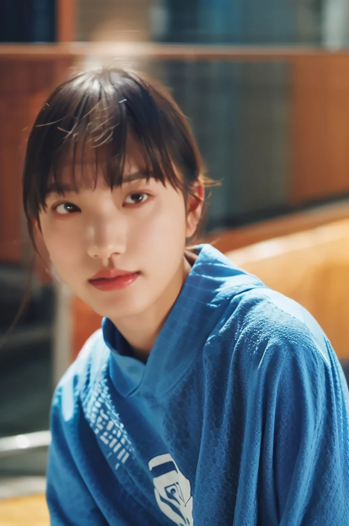 Cute Japanese Women Photos,  Woman, 20-year-old, Beautiful and perfect face, brown, Beautiful Face, thin: 1.2,Dressed, (photo Realistic:1.4), (hyper Realistic:1.4), (Realistic:1.3),
(Smoother lighting:1.05), (Improving the quality of cinema lighting:0.9), 32k,
1 girl,20-year-oldの女の子, Realistic lighting, Backlight, The light shines on your face, Ray Tracing, (Bright light:1.2), (Improvement of quality:1.4),
(Highest quality Realistic textured skin:1.4), fine grain, Detailed face,
(tired, Sleepy and happy), (smile:0), Face close-up, T-Shirts,
(Accentuates body lines:1.1), (Enhances the beauty of skin texture:1.1)