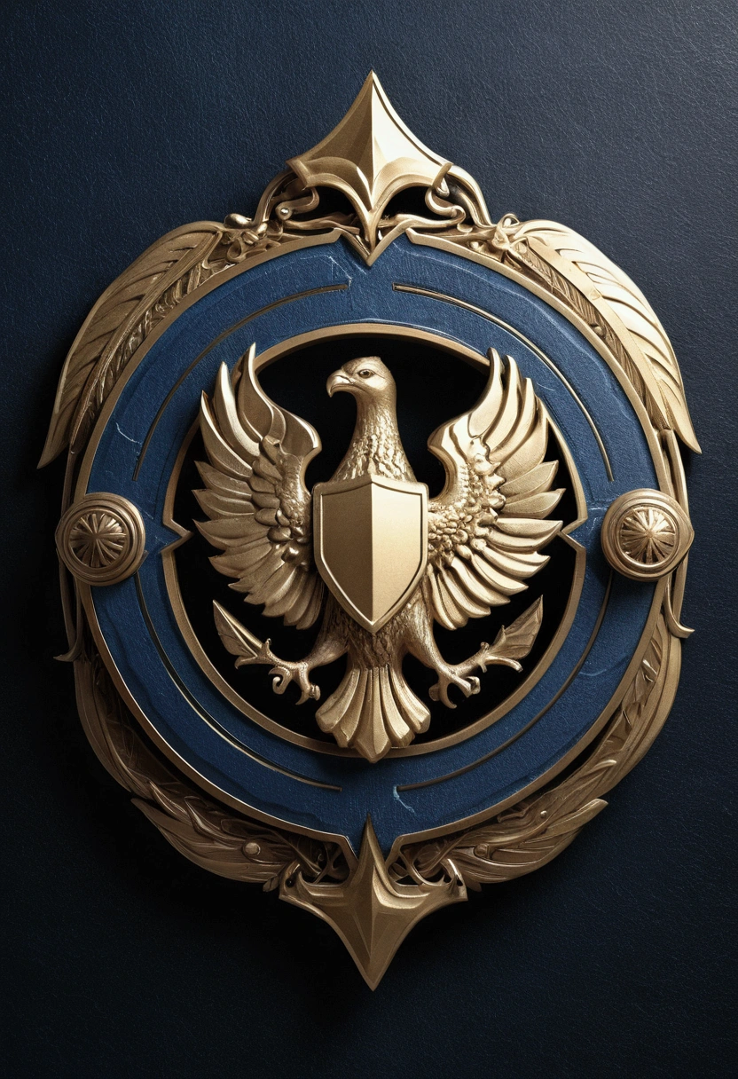 Draft of the cover of the emblem collection, current, high quality