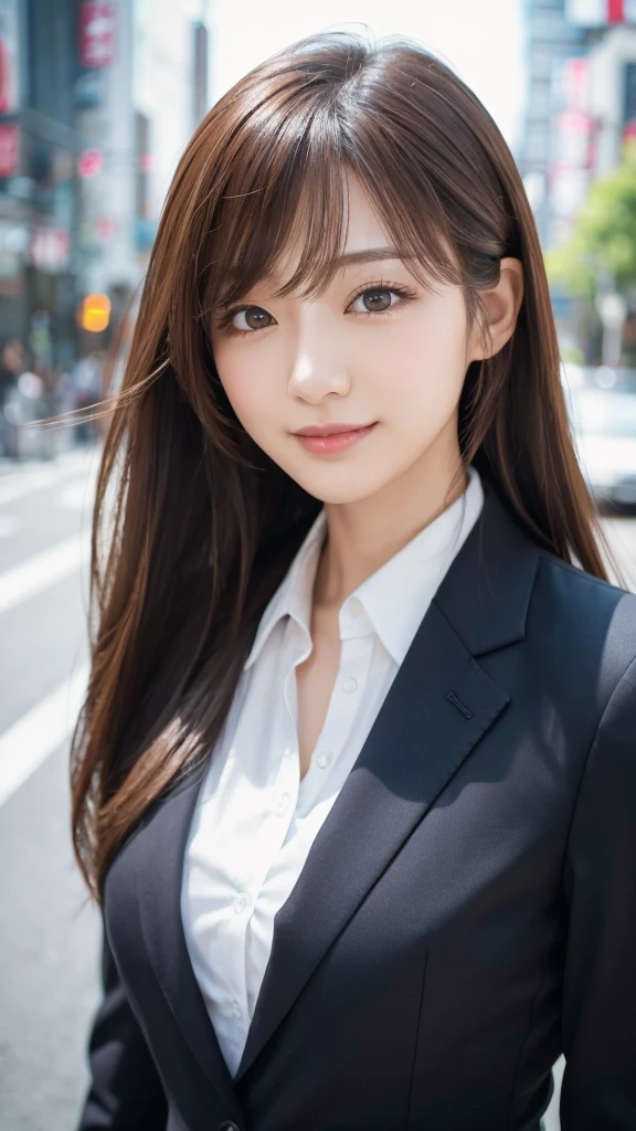 natural beaxty japanease
table top、highest quality、genuine、Super detailed、finely、High resolution、8k wallpaper、one beautiful woman、、、light brown disheveled hair、wearing a business suit、sharp focus、perfect dynamic composition、beautiful and detailed eyes、thin hair、Detailed genuine skin texture、smile、model body shape、In Tokyo at morning、Brush your hair up with your fingers.