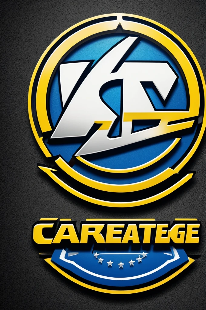 A car battery logo that says garage batteries
