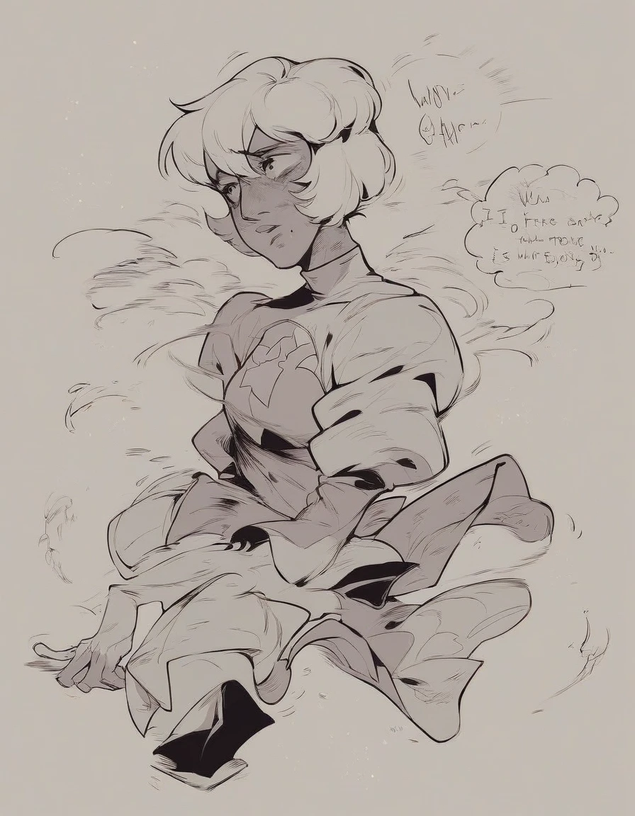 a black and white drawing of a girl in a black and white outfit with her, smol, full body sprite, poofy, thick black lineart, poorly drawn, shrugging arms, merged character, sketchy artstyle, nier inspired, prompt: fragile looking figure, simple lineart, cute character, steven universe style, very flat shading, unknown artstyle, no arms, without text, humanoid form, thick lineart, soft outline