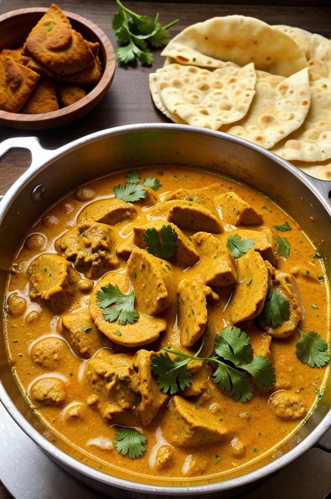 Indian mutton handi delicious looking