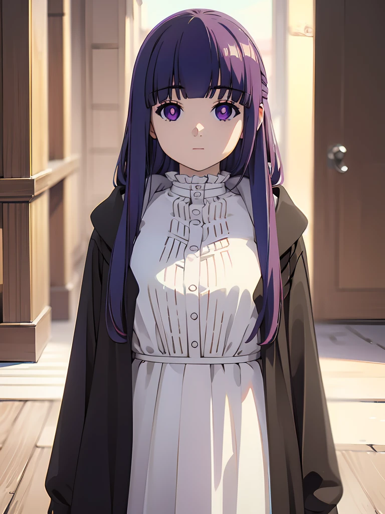 (safe:1.10), best quality, masterpiece, highres, solo, (fern_sousounofrieren:1.10), portrait, looking at viewer, anime_style, 14,(masterpiece:1.0),(best_quality:1.0), ultra high res,4K,ultra-detailed, photography, 8K, HDR, highres,