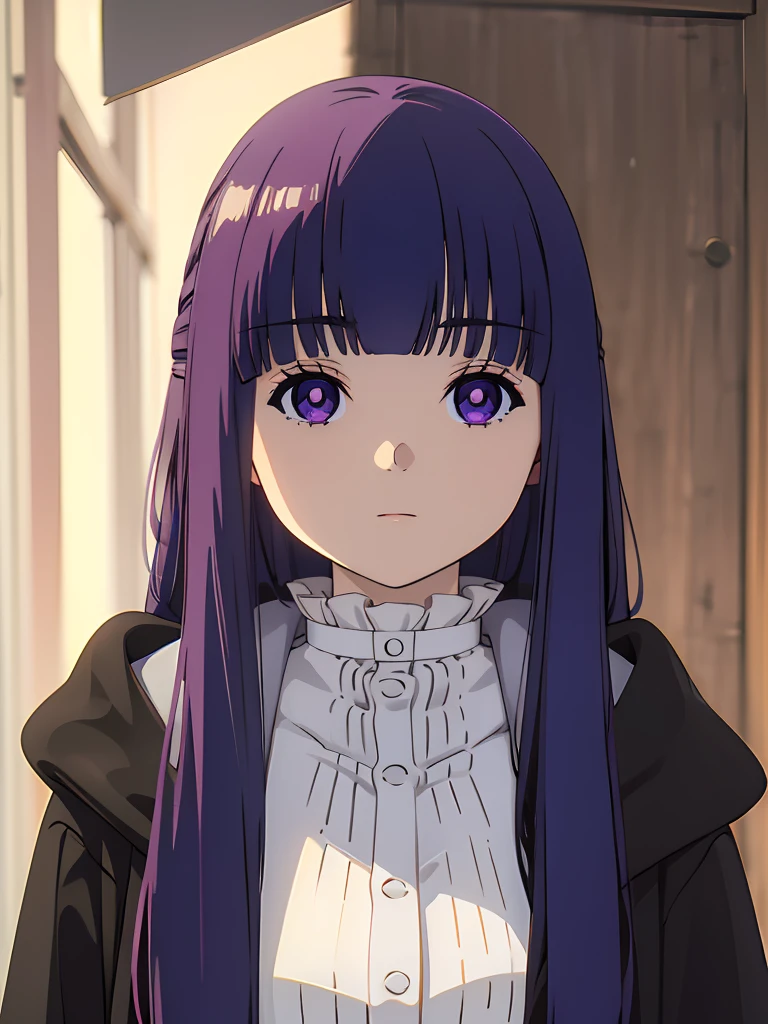 (safe:1.10), best quality, masterpiece, highres, solo, (fern_sousounofrieren:1.10), portrait, looking at viewer, anime_style, 14,(masterpiece:1.0),(best_quality:1.0), ultra high res,4K,ultra-detailed, photography, 8K, HDR, highres,