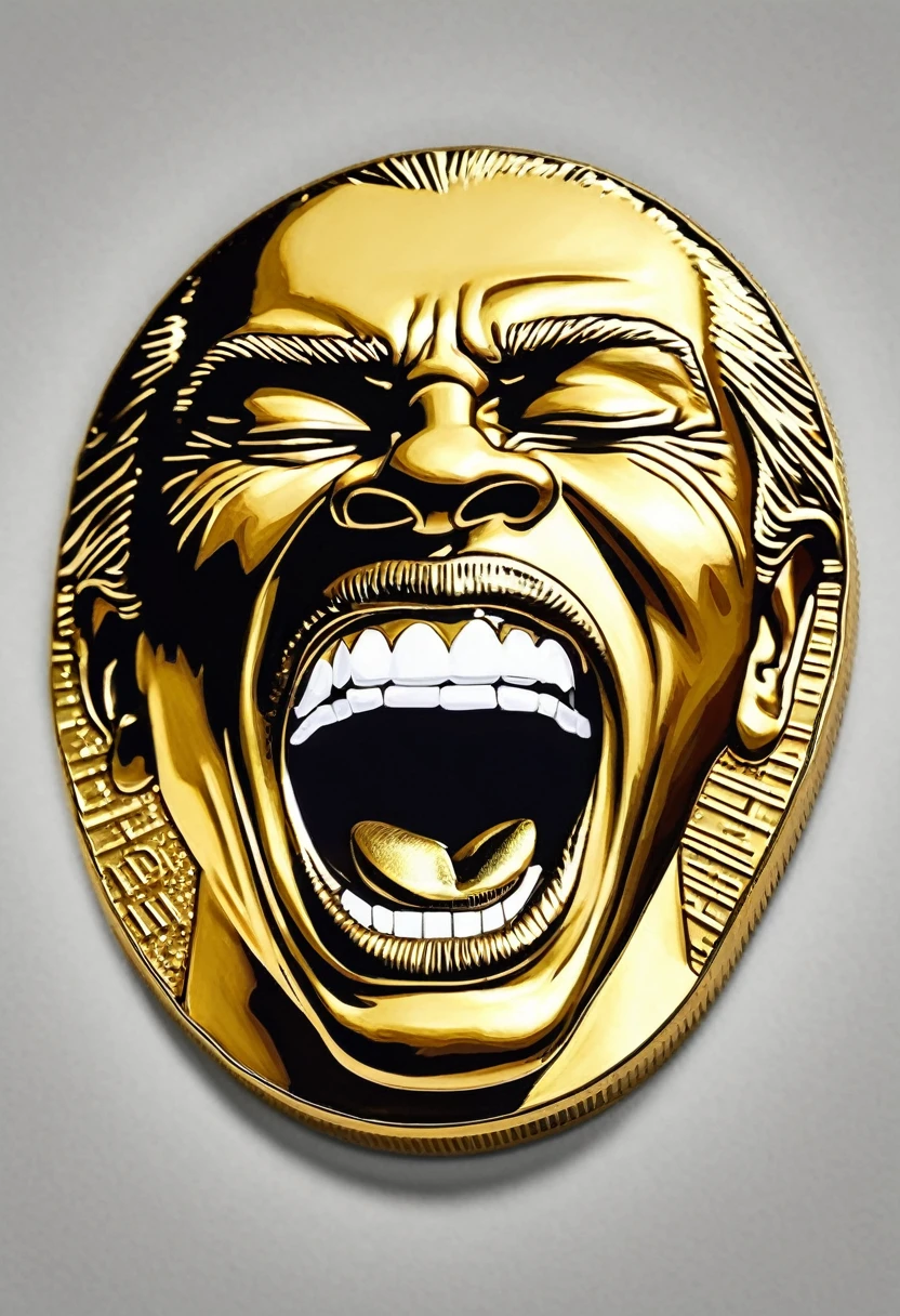 "A detailed image of molten gold being poured into Crassus's mouth by a Parthian soldier. Crassus's face is contorted in agony, highlighting the brutal and symbolic execution."
Size: "1024x1024"