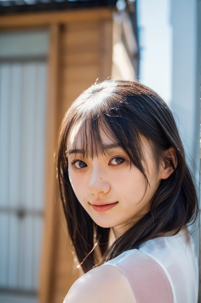 Cute Japanese Women Photos, Little Woman, 20-year-old, Beautiful and perfect face, brown, Beautiful Face, thin: 1.2,Dressed, (photo Realistic:1.4), (hyper Realistic:1.4), (Realistic:1.3),
(Smoother lighting:1.05), (Improving the quality of cinema lighting:0.9), 32k,
1 girl,20-year-oldの女の子, Realistic lighting, Backlight, The light shines on your face, Ray Tracing, (Bright light:1.2), (Improvement of quality:1.4),
(Highest quality Realistic textured skin:1.4), fine grain, Detailed face,
(tired, Sleepy and happy), (smile:0), Face close-up, T-Shirts,
(Accentuates body lines:1.1), (Enhances the beauty of skin texture:1.1)