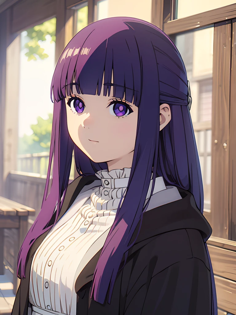 (safe:1.10), best quality, masterpiece, highres, solo, (fern_sousounofrieren:1.10), portrait, looking at viewer, anime_style, 14,(masterpiece:1.0),(best_quality:1.0), ultra high res,4K,ultra-detailed, photography, 8K, HDR, highres,
