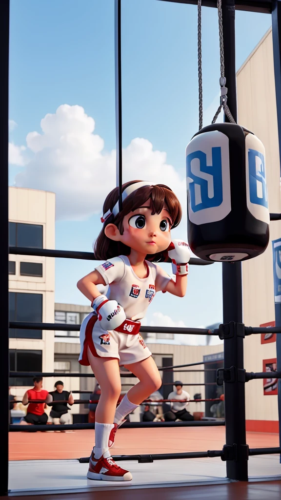 Milk is、I was watching the practice intently from the window of the local boxing gym.。white
