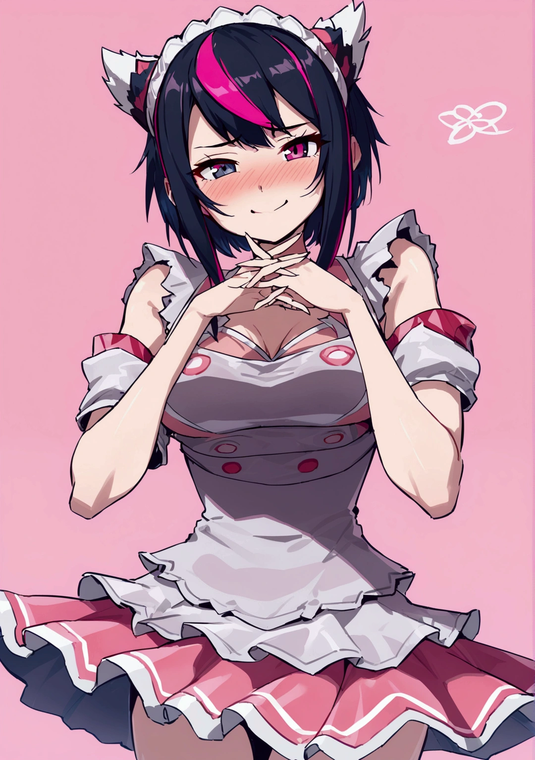 
((monsterhunter)), looking the viewer, solo, girl, shy, red cheek, bashful, embarrassed, smiling, happy, perfect face, beautiful eye, upper body