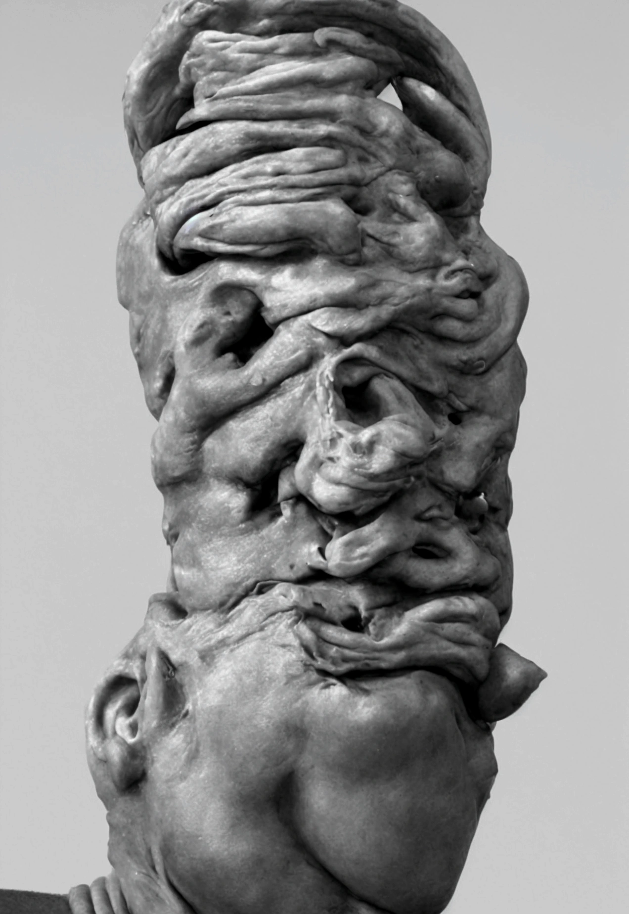 Sucking man's genital