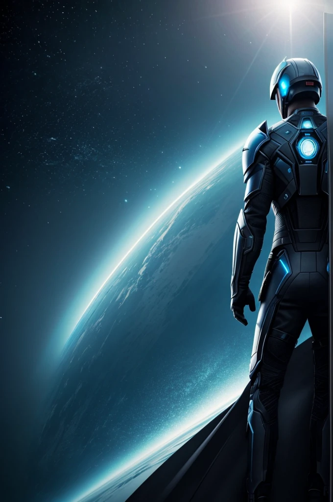 Wallpaper that has Windows 8 in the middle in an epic and futuristic way