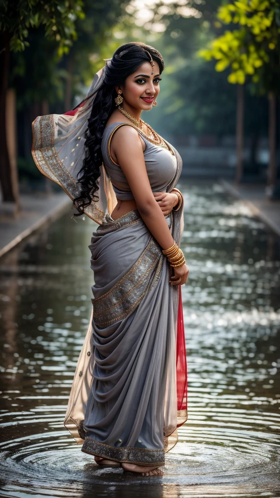 Best quality, masterpiece, high_res, indian girl, hair decoration, necklace, jewelry, beautiful detailed face, gray eyes, red full lips, big smile, face makeup, black hair,
Long Hair, Panjabi dress, High Wear, Full Body Cover, Tight Dress, Full Body Detailed, indian Effect, Multiplicity, Realistic Photos, Edge Lighting, Two-Tone Lighting, (High Detail Skin: 1.2), 8K UHD, DSLR, Soft Lighting, High Quality, Volumetric Lighting, Candid, Photography, High Resolution, 4K, 8K, Bokeh, Ridiculous, biggest breasts, wide waist, wearing panjabi dress very very healthy, very fatty girl, A lone wanderer walking on Indian Street, barefoot, professional ballet movements, a butterfly on the fingertip, captivating, water splashing, chiaroscuro, minimalist, evocative, clean background