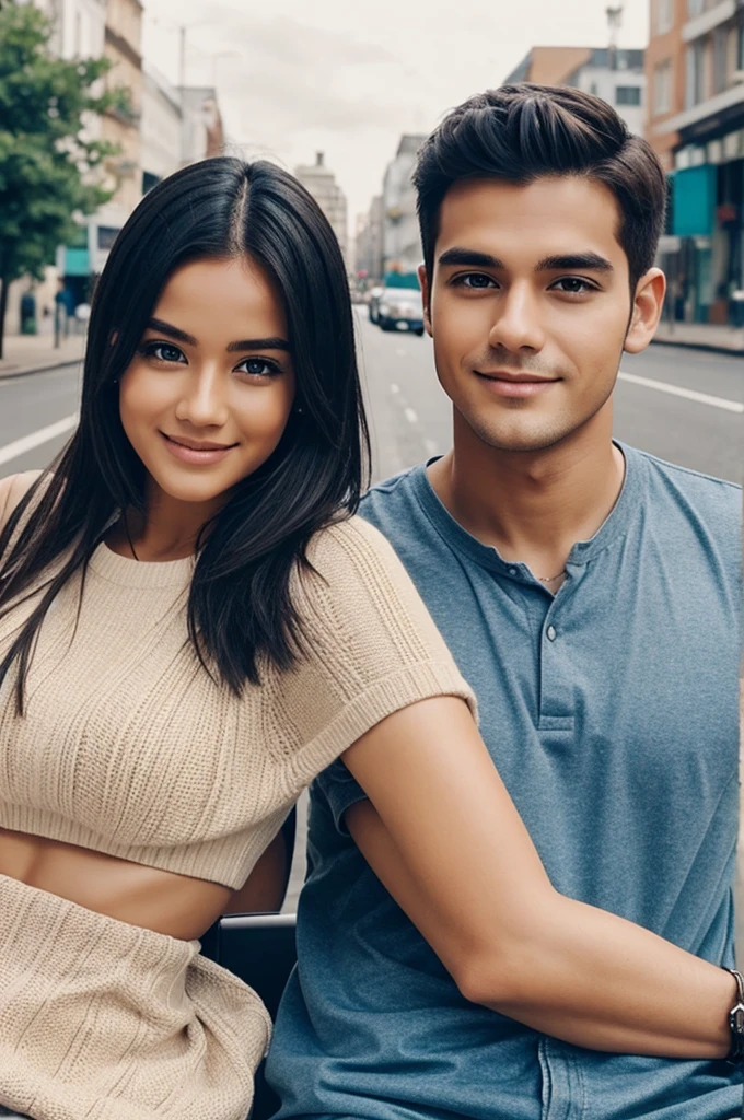 Generate two couple made of Instagram