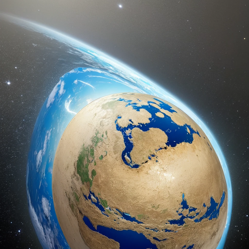 image of a flat earther