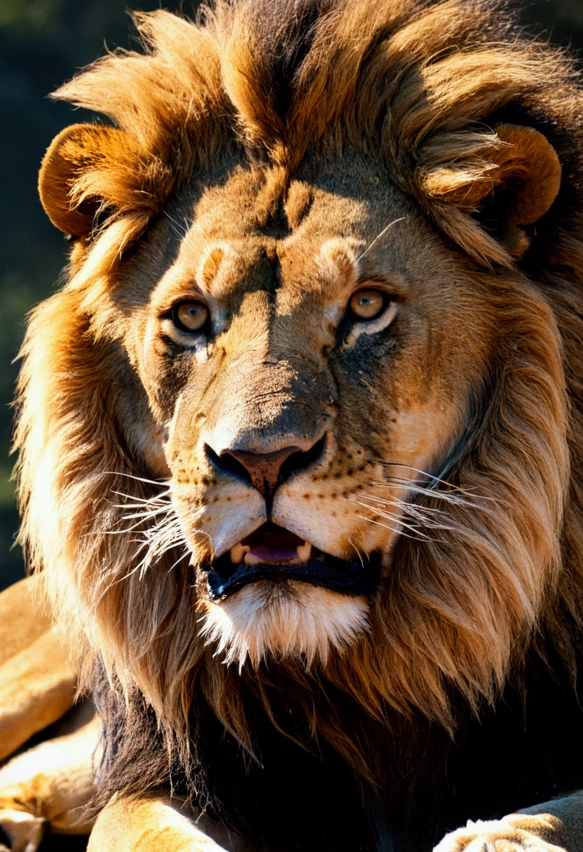 fierce lion