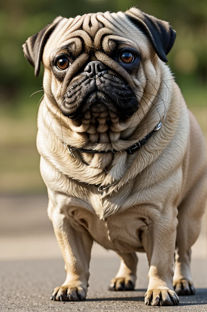 A classic mobail pdp pug character