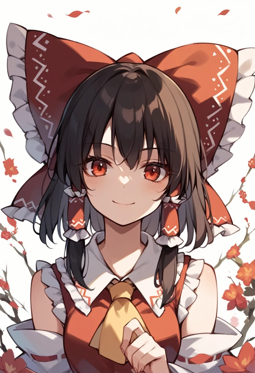 score_9,score_8_up, score_7_up,source_anime.from front,front view,contrapost.1girl, hakurei reimu, touhou,mediumshot,