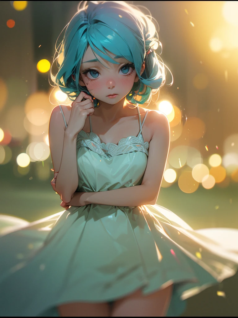 (Sumilux f1.4 24mm , low Latitude old color negative film , cross process , bokeh, flare, chromatic aberration , soft focus, (Shallow focus) , soft glow , Maximum aperture, High Key , Transparent depiction) , beauty and the beast