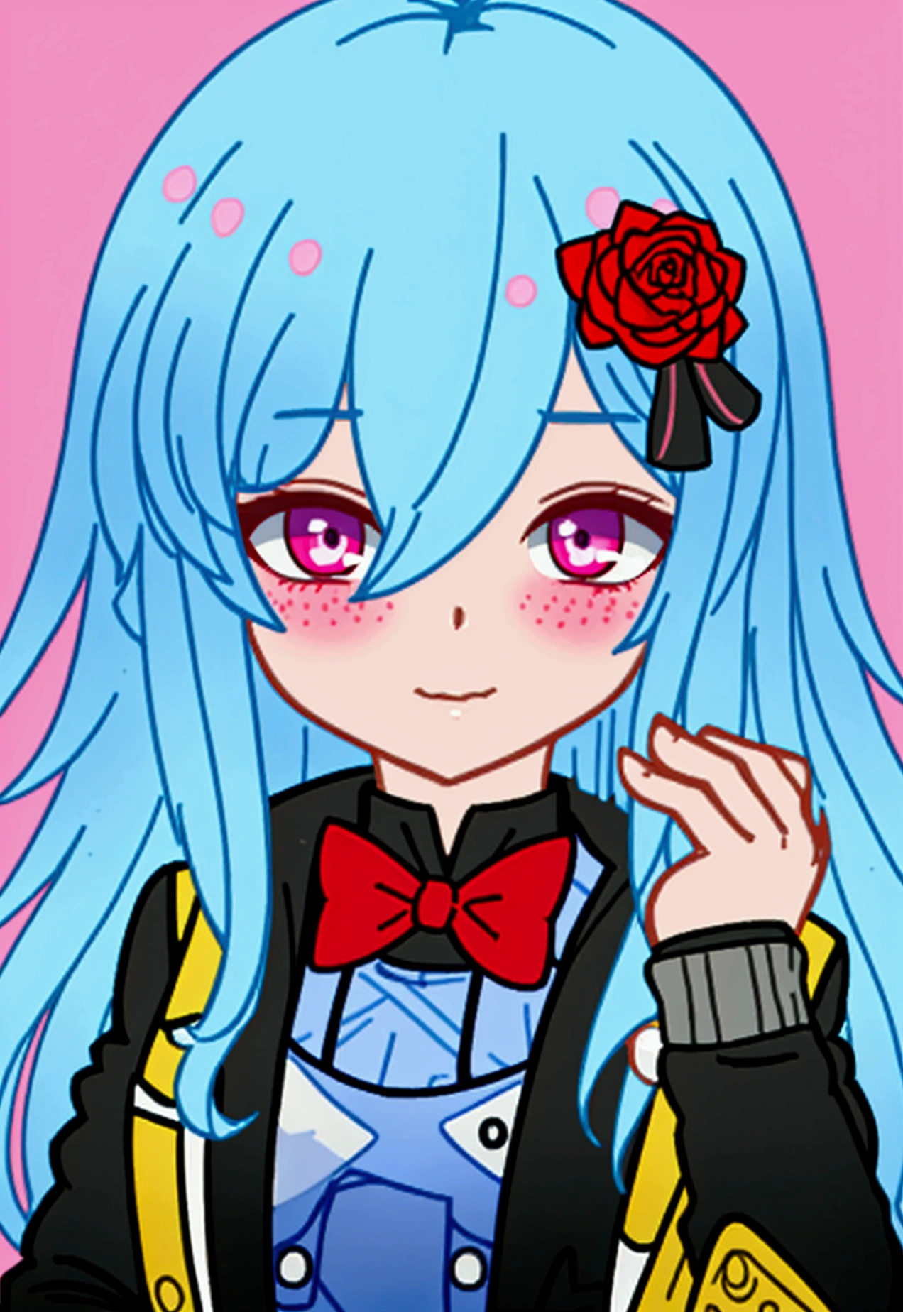 Gacha epic portrait poses (male person); smooth hair