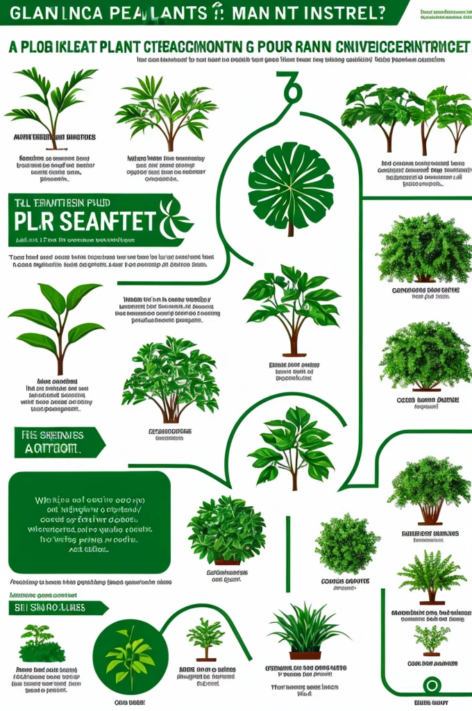 A graphic that shows why plants are important