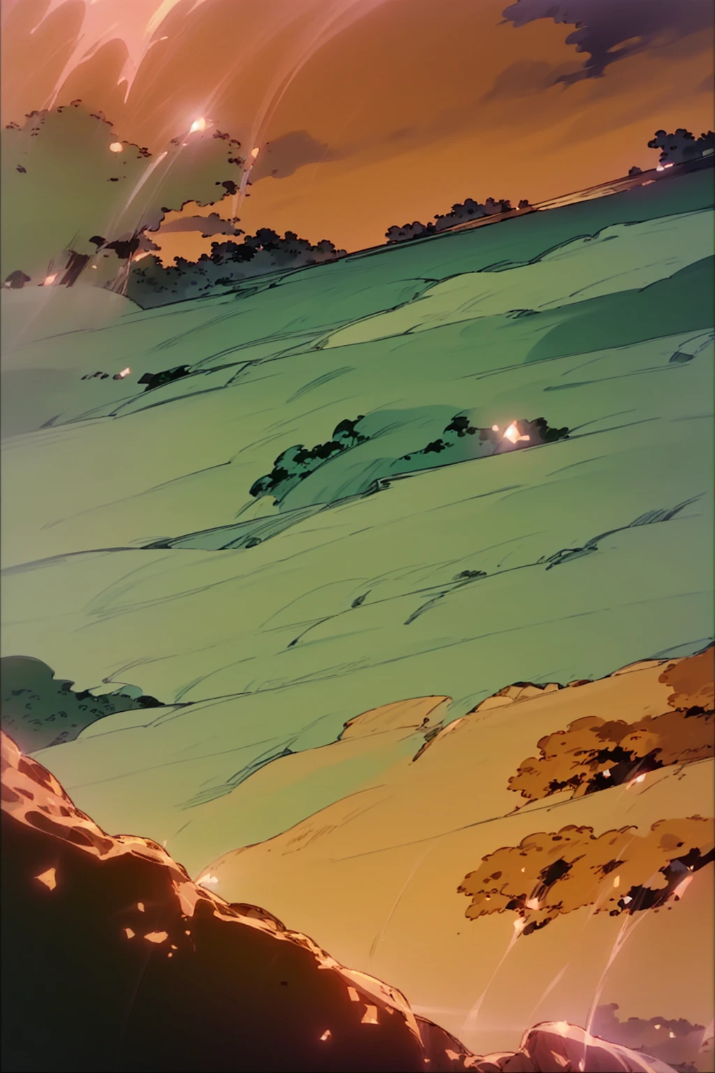 a beautiful sunrise landscape, a serene lake, lush green forest, majestic mountains, dramatic sky with warm orange and pink hues, detailed foliage, crystal clear water reflection, photorealistic, highly detailed, cinematic lighting, (best quality,8k,photorealistic,masterpiece:1.2),ultra-detailed,stunning,dramatic,breathtaking,sweeping vista,cinematic composition,vivid colors,glowing light