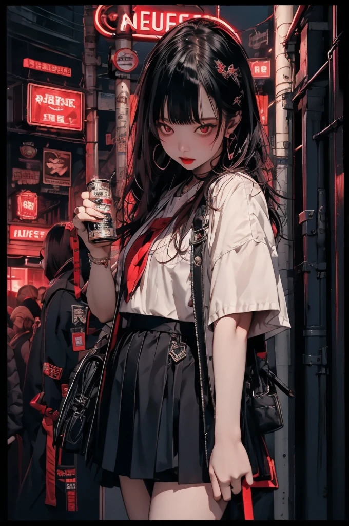 (masterpiece), (best quality), (Extremely detailed), nightclub, sexclub, club, carnival, red light, darkroom, smokes, FOG, grope, different, Harassment, , Alcohol, 大leg, leg, skirt,1girl(1.5)