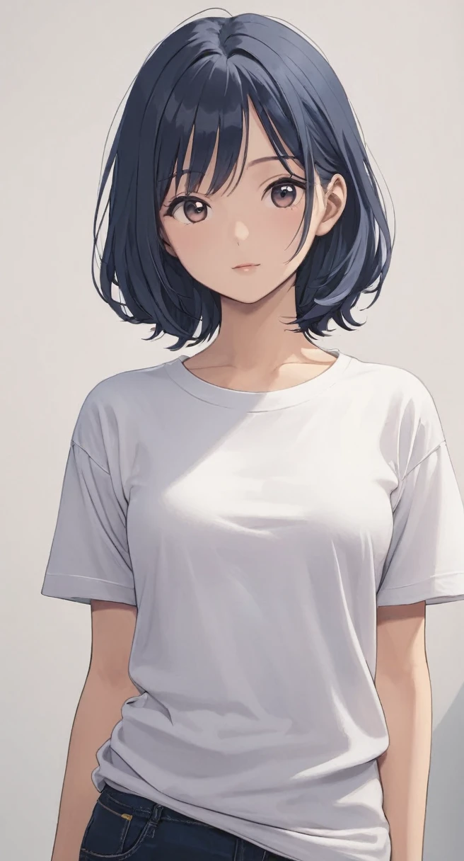 Girl in a T-shirt