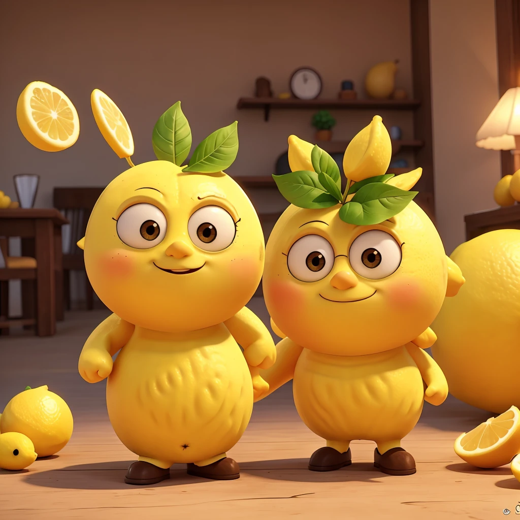 A basket of lemons