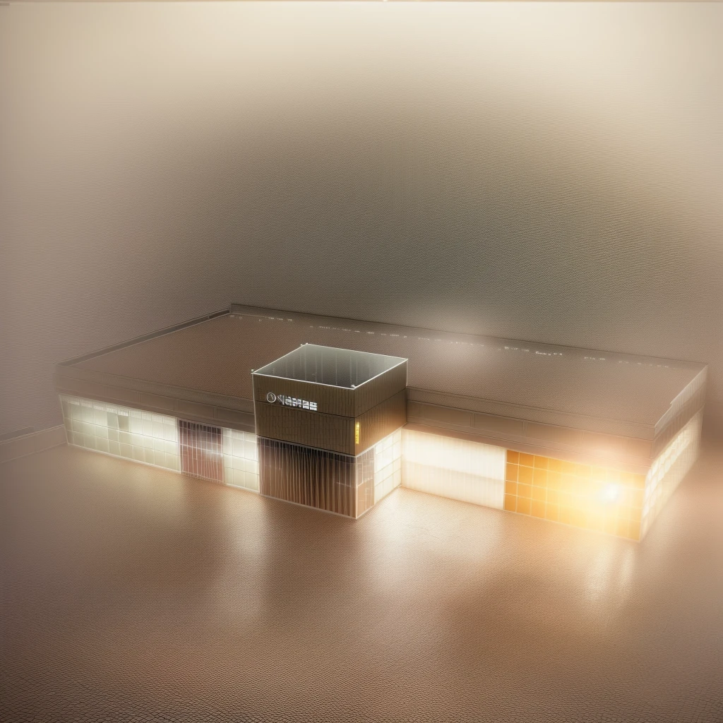 Create a high-quality digital image of a Japanese-style shopping mall inspired by AEON mall. The scene is set in a real-world downtown location, featuring bustling streets and realistic indoor lighting. Many shoppers are seen going to and from the mall. The architecture includes a modern curtain wall design with glass windows, emphasizing a center composition and visible from a three-point perspective. It's a sunny afternoon, with sunlight reflecting off glass panels and illuminating a large entrance door. The mall includes a spacious parking lot and sidewalks lined with big trees. LED-lit billboards are prominently displayed, contributing to the vibrant atmosphere. Capture details like ATMs and additional billboards to enhance the urban feel.