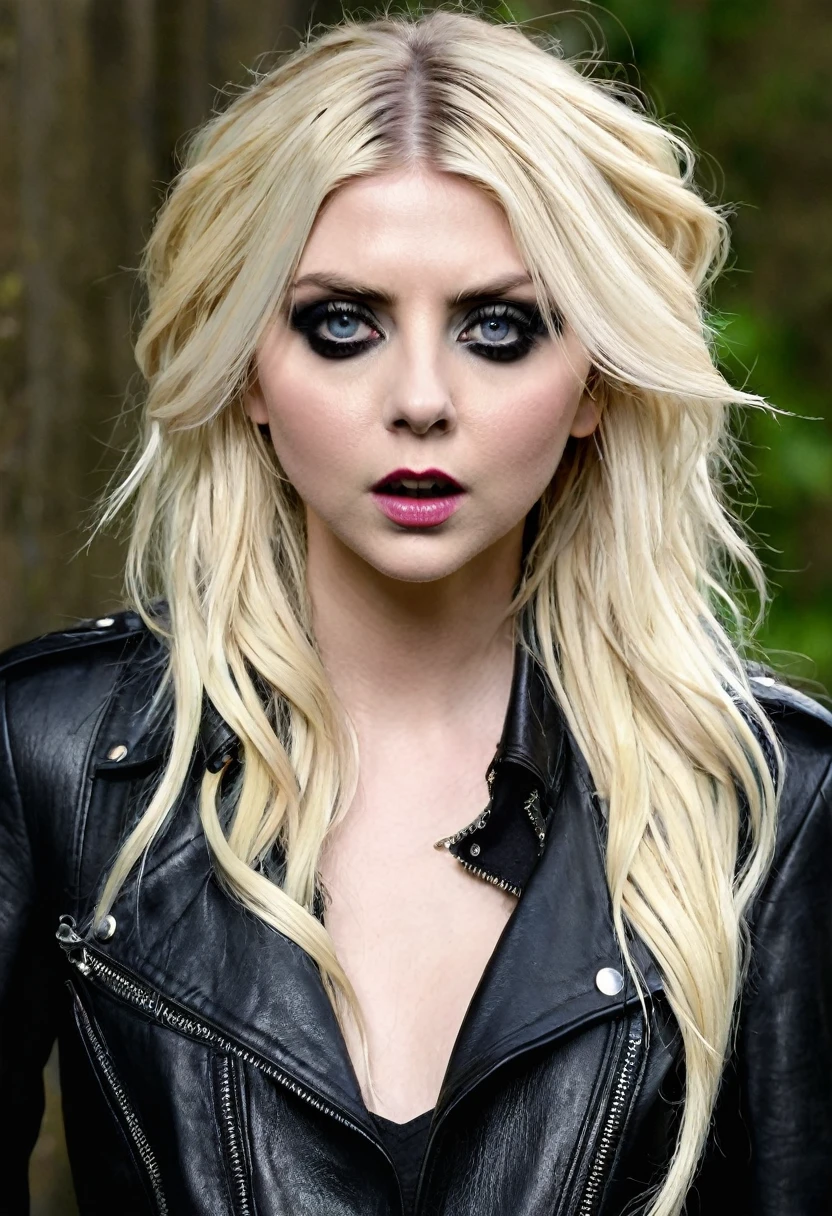 Holly Willoughby kopiert Taylor Momsen bis ins kleinste Detail, wears identical clothes, Hairstyle and make-up, steals the scene with a reenactment of The Pretty Reckless’ “Going to Hell” music video, pay careful attention to threads and hair, the facial expression is softly illuminated, dramatically positioned, the textures are dramatically alive, the eyes are spoiled with spectacular views, flawless imitation, UHD drawing