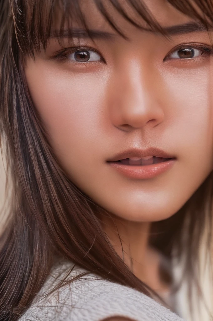 Cute Japanese Women Photos, Little Woman, 20-year-old, Beautiful and perfect face, brown, Beautiful Face, thin: 1.2,Dressed, (photo Realistic:1.4), (hyper Realistic:1.4), (Realistic:1.3),
(Smoother lighting:1.05), (Improving the quality of cinema lighting:0.9), 32k,
1 girl,20-year-oldの女の子, Realistic lighting, Backlight, The light shines on your face, Ray Tracing, (Bright light:1.2), (Improvement of quality:1.4),
(Highest quality Realistic textured skin:1.4), fine grain, Detailed face,
(tired, Sleepy and happy), (smile:0), Face close-up, T-Shirts,
(Accentuates body lines:1.1), (Enhances the beauty of skin texture:1.1)