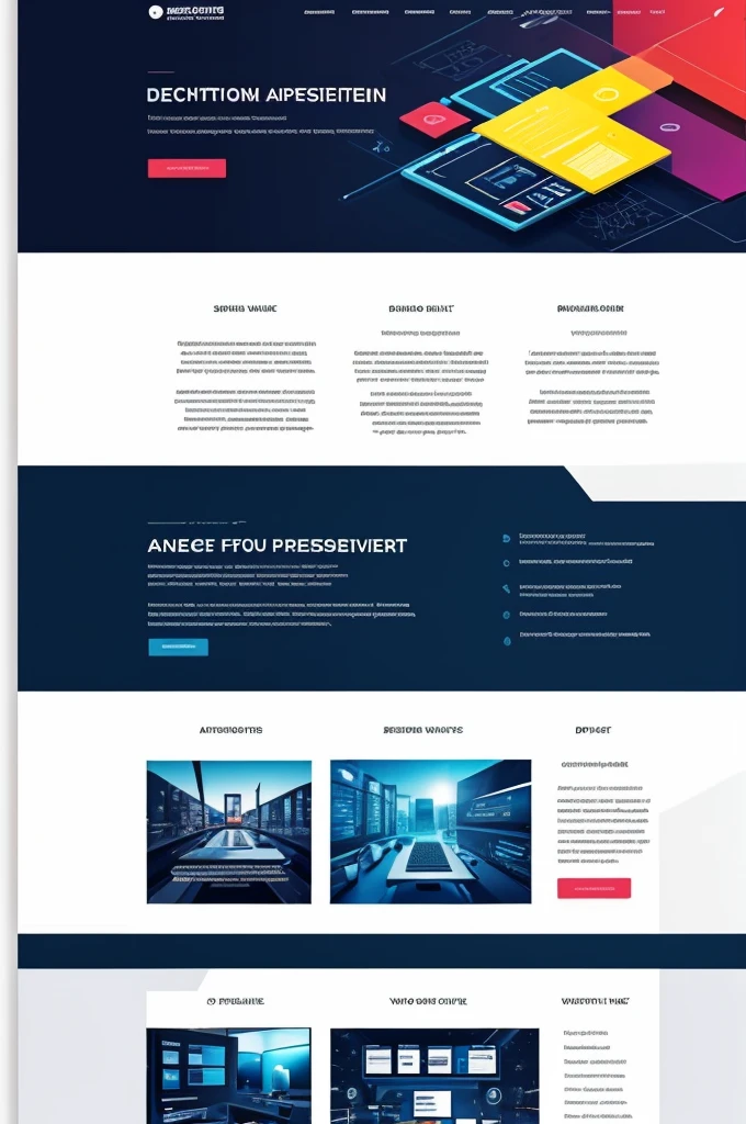 1. Web Development:
• “Design a modern website layout for a tech startup, emphasizing user experience and responsiveness.”