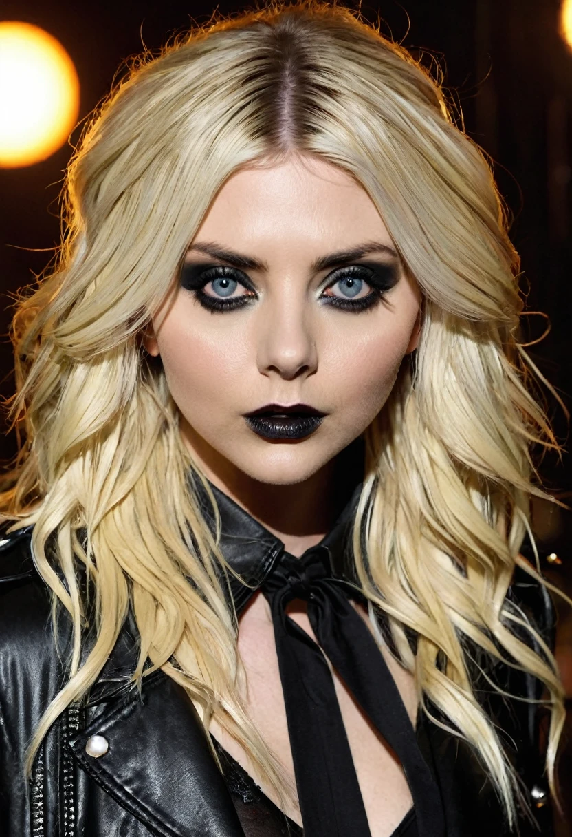 Holly Willoughby kopiert Taylor Momsen bis ins kleinste Detail, wears identical clothes, Hairstyle and make-up, steals the scene with a reenactment of The Pretty Reckless’ “Going to Hell” music video, pay careful attention to threads and hair, the facial expression is softly illuminated, dramatically positioned, the textures are dramatically alive, the eyes are spoiled with spectacular views, flawless imitation, UHD drawing