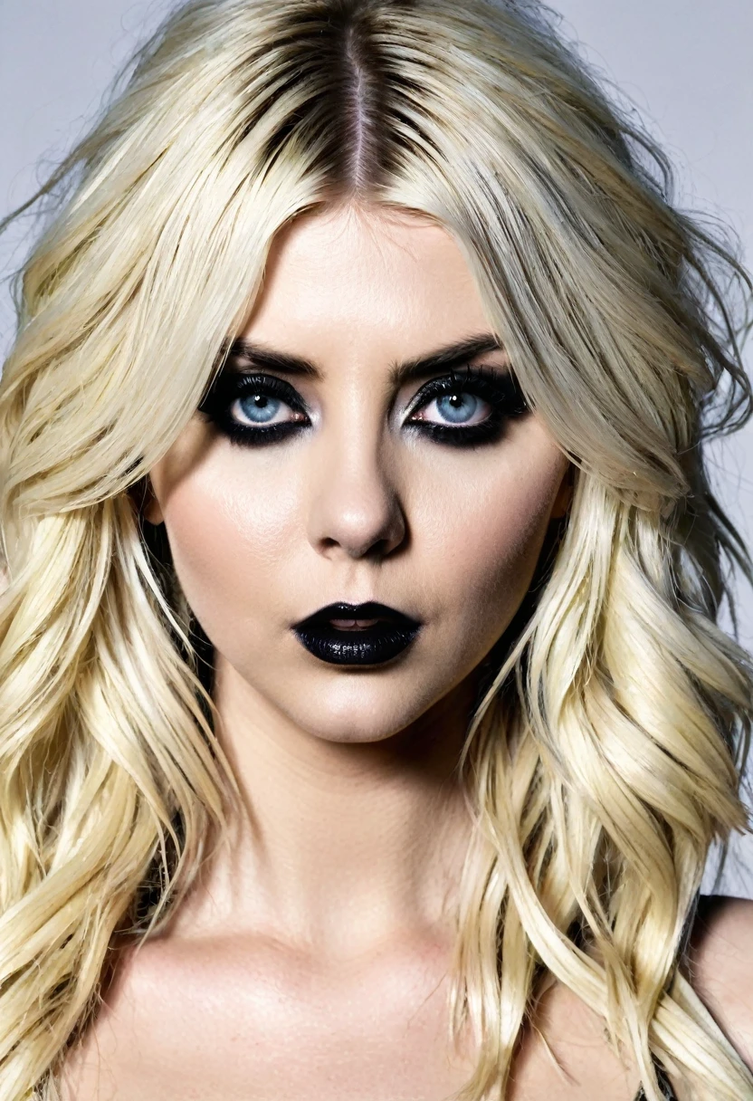 Holly Willoughby kopiert Taylor Momsen bis ins kleinste Detail, wears identical clothes, Hairstyle and make-up, steals the scene with a reenactment of The Pretty Reckless’ “Going to Hell” music video, pay careful attention to threads and hair, the facial expression is softly illuminated, dramatically positioned, the textures are dramatically alive, the eyes are spoiled with spectacular views, flawless imitation, UHD drawing