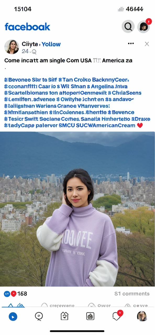 Create beautiful women with landscapes in New York City